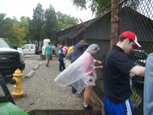 Volunteers at the Louisville Zoo