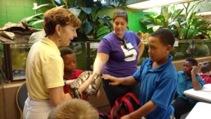 portland elementary students pet snake