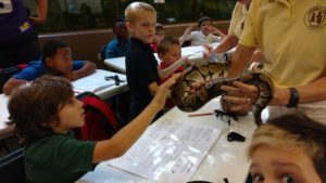 portland elementary students pet snake