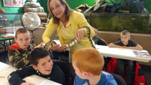 cochran students pet snake