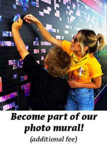 Become part of our photo mural (additional fee)
