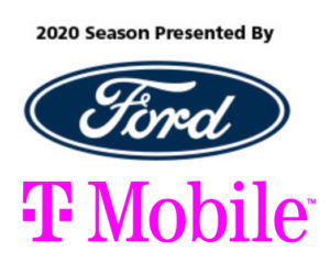 banner - 2020 Season Presented By Ford logo, T-Mobile Logo