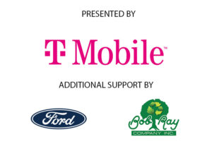 logos - presented by T-Mobile, additional support by Ford, Bob Ray company inc.
