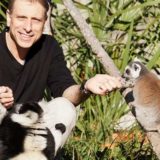 Dan Maloney with lemurs