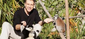 Dan Maloney with lemurs