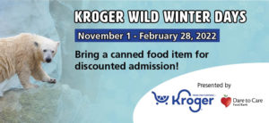 Wild Winter Days Kroger banner