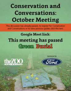 Conservation and conversations October Green Burial