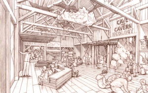 Sketch of Kentucky Trails Conservation center