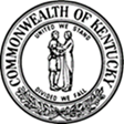 logo - Commonwealth of Kentucky emblem, United We Stand, Divided We Fall, black and white logo