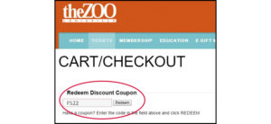 Graphic - theZOO, CART/CHECKOUT, Redeem Discount Coupon, FS22, Redeem, Have a coupon? Enter the code in the field above and click REDEEM