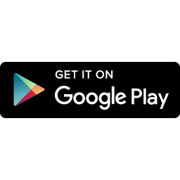 logo - Get It On Google Play with blue, red pyramid on black background.