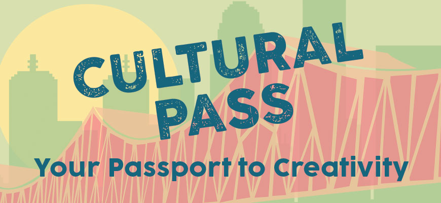 Cultural Pass banner; your passport to creativity